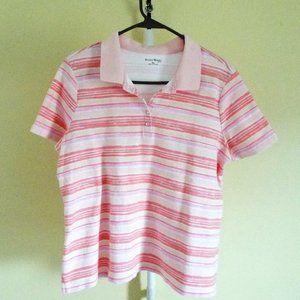 Studio Works Petite Cotton Short Sleeve Polo Shirt